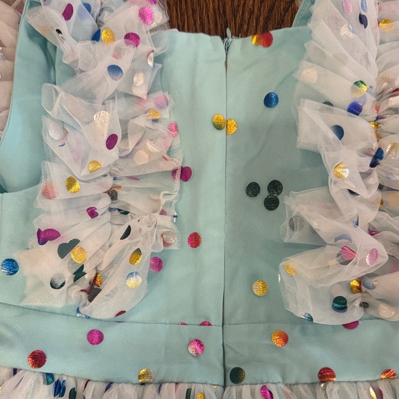 NWT Colorful Polka Dot Tulle Dress - Picture 6 of 7